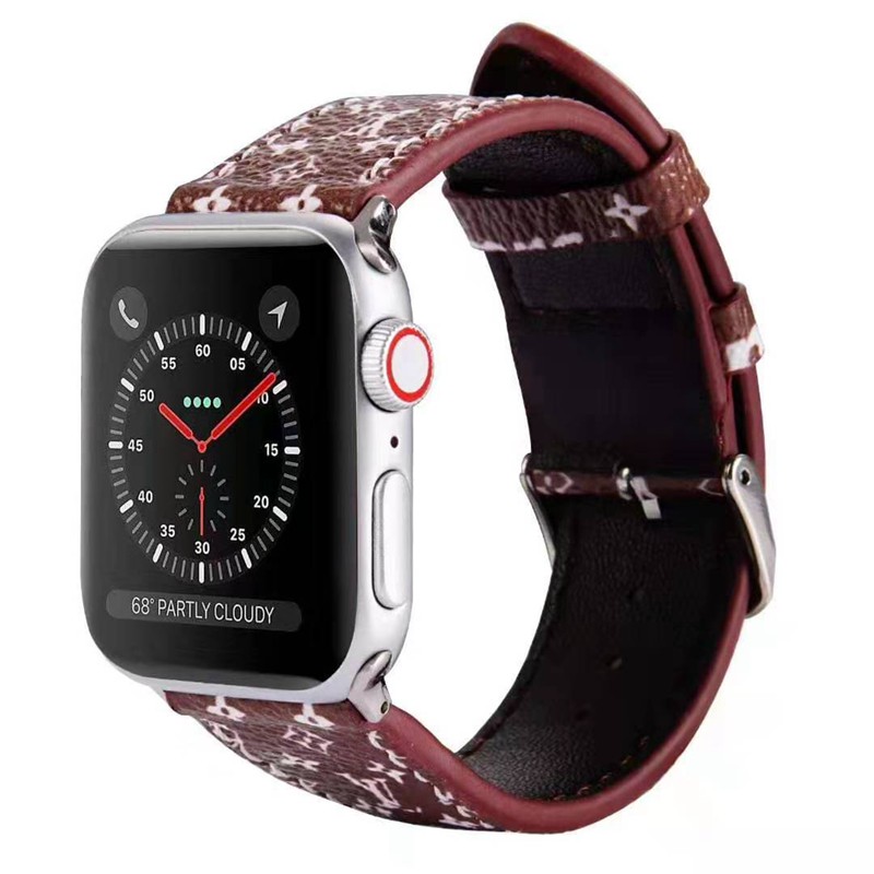 ビジネスマン用高級Apple Watch 6/5/4/3ブランドバンド本革