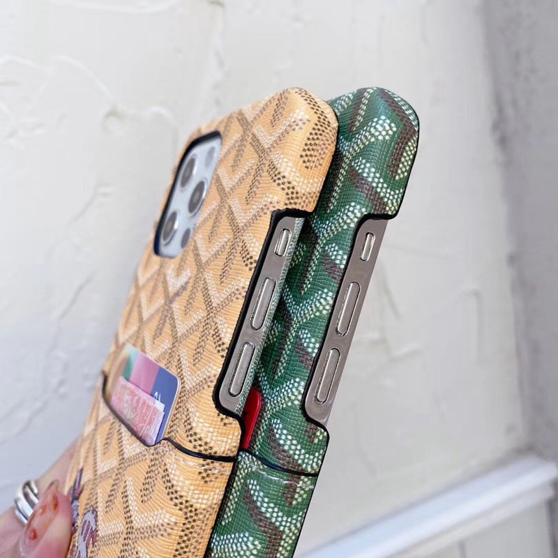 Goyard/ゴヤール iphone12/12mini/12pro/12promaxケース ビジネス ストラップ付きiphone 11/x/8