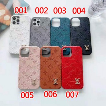 ビジネス風 ルイヴィトン iphone12/12mini iphone12pro/12promaxハードケース 男女兼用 モノグラムレリーフプリント Louis Vuitton iphone12/11pro maxケース