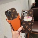 Louis Vuitton ルイヴィトン アイフォンiphone13/12pro maxスマホケース 革製高級感 ストラップ付き iphone 12/12pro max/11proケース カード収納 クラシック モノグラム