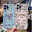 カウズ ブランドiphone12/12pro max/12 mini/12 pro maxケース ハンドバンド付き 韓国風 ホルダー付 KAWS 個性潮 iphone x/xr/xs/xs maxケース 落下防止 ファッション ins風 i