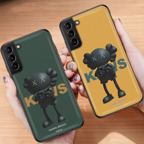 KAWS 男女兼用人気ブランドGalaxy s21/21+/note20/s20+/s10ケース ブランド LINEで簡単にご注文可レディース アイフォiphone12/xs/11/8 plusケース おまけつきジャケット型 2020 iphone12ケース 高級 人気