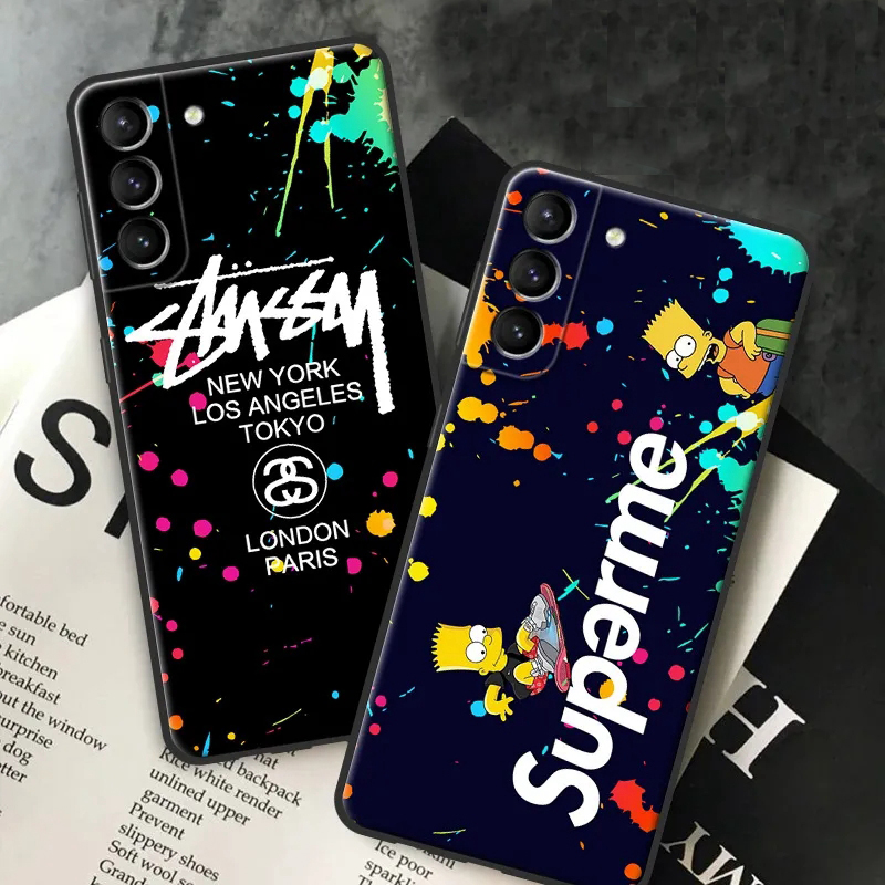 Supreme Stussy ブランド Galaxy s21/s21ultra/note20/s10/s9 plusケース かわいいiphone12/12pro maxケース ブランド LINEで簡単にご注文可シンプル iphone 11/x/8/7スマホケース ジャケットモノグラム 