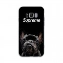 シュプリーム iphone xr/xs/xs maxケース 可愛い ブランド  supreme アイフォンテンアール/x/xs マックスカバー 犬画像付け 人気潮流