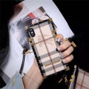 burberry iPhone 11/11pro/xr/xs max/xsケース バーバリー iphone x/8/7スマホケース ブランド Iphone6/6s Plus Iphone6/6sカバー ジャケット 箱デザイン ストラップ付き