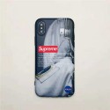 シュプリーム iphone xrケース 個性 supreme iphone xs maxケース 薄い アイフォンxs ケース 若者愛用 iphonex/8plusケース　シンプル風