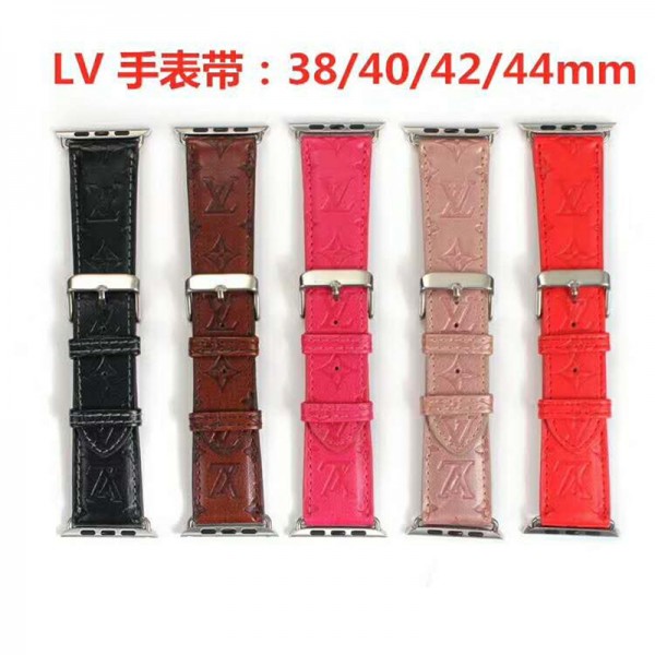 Lv/ルイヴィトン ブランドアップルウォッチバンドApple Watch 6/5/4/3ベルト 交換用バンド人気かわいい