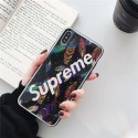 シュプリーム iphone xr/xs maxケース お洒落 アイフォンxs/xカバー 個性 supreme iphone 6s/7/8plusケース シンプル風