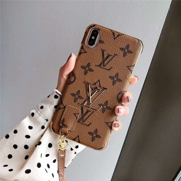 lv ルイヴィトン iphone xr/xs max/se2ケース 経典 iphone12/12pro/12pro maxケース ブランド iphone テンアールケース モノグラムダミエストラップ付き