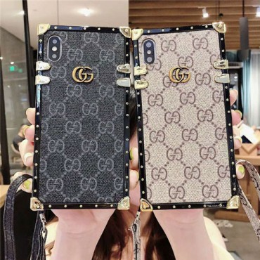 Gucci/グッチiphone 12/12 pro/12 max/12 pro maxケースグッチ GUCCI iphone xr/se2ケース galaxy S10+ケース ストラップ付き galaxy S10ケース iphone   x