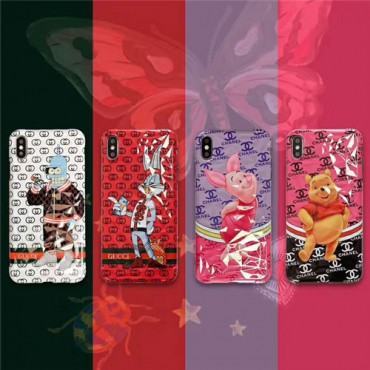 chanel シャネル iphone xrケース ブランド iphone xs/xs maxケース アニメキャラクター iphone x/10/8/7/6plusケース 人気 激安通販 芸能人愛用