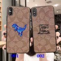 コーチcoach iphone xr/xs maxケース パロディ風 iphone x/xsカバー ブランド アイフォン 8/7 plusケース オシャレ大人気