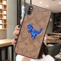 コーチcoach iphone xr/xs maxケース パロディ風 iphone x/xsカバー ブランド アイフォン 8/7 plusケース オシャレ大人気