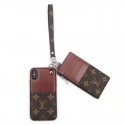 lv iphone xr/xs maxケースルイヴィトン iphone XI/11maxケース ビジネス風 iphone x/8/7 plusケースファッションカードポケット付き