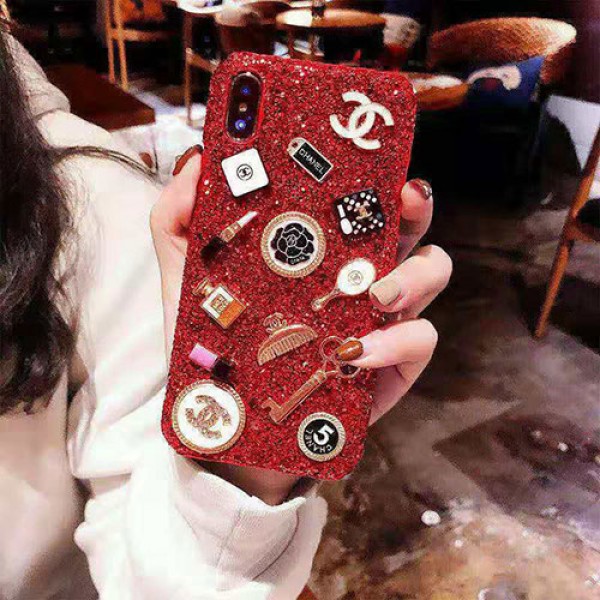 chanel シャネルiphone12/12pro max/se2ケース 小香風  ブランド iphone xr/xs maxケースお洒落キラキラ アイフォンx/8/7 plusケースレディース向け人気