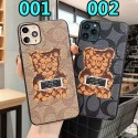 ブランドコーチiphone11/11pro/11pro maxケースジャケット型iphone xs/xr/xs maxケース熊形付き オシャレiphone x/7/8/plusケースファンション男女兼用