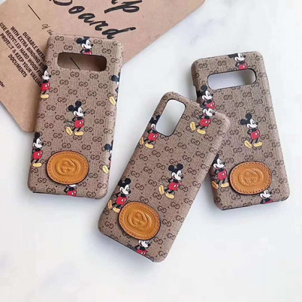 GUCCI/グッチディズニーミッキーコラボhuawei mate30/p30 pro iphone se2 galaxy s20+ iphone xr/xs maxケース男女兼用人気ブランドGalaxy s10/s20+/s20 ultra