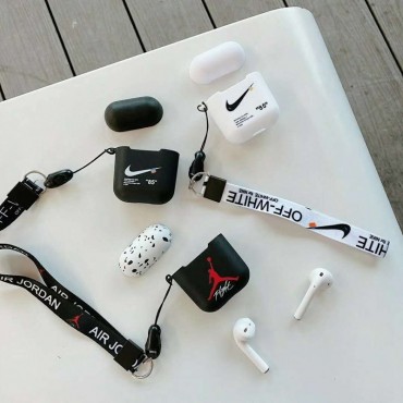 イキNike ジョーダンJordan オーフホワイトOff-White Air pods proケース保護 防塵Air pods1/2/3ケース 耐衝撃 落下防止Airpods pro3ケース メンズ レディースAir pods proケース保護 軽量