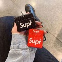 ブランドsupreme+lvコラボエアーポッズ 1/2プロ収納ケース シュプリーム iphone 11/11 pro xs/xr/xs max 8/se2ケース保護 防塵