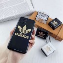 Adidas アディダス ブランド iphone12/12pro maxケース かわいいモノグラム iphone11/11pro maxケース ブランドブランドエアーポッズ プロ収納ケースAirpods pro3ケース メンズ レディース Air pods proケース 防塵 落下防止