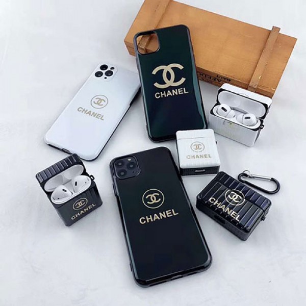 Chanel シャネル  iphone12/12pro maxケース かわいいペアお揃い Air pods1/2/3ケース 