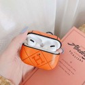 Hermes エルメスAir pods proケース保護 防塵Air pods1/2/3ケース 耐衝撃 落下防止Air pods 3/2/1ケースブランド Air pods proケース 防塵 落下防止