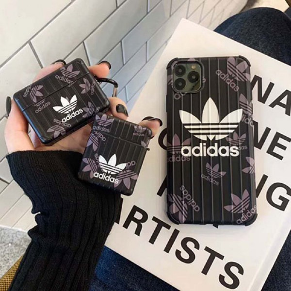 Adidas/アディダス女性向け iphone xr/xs maxケースシンプル ジャケットins風iphone xs/x/8/7 plus/se2ケースケース かわいいモノグラム iphone11/11pro maxケース ブランド