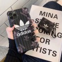 Adidas/アディダス女性向け iphone xr/xs maxケースシンプル ジャケットins風iphone xs/x/8/7 plus/se2ケースケース かわいいモノグラム iphone11/11pro maxケース ブランド