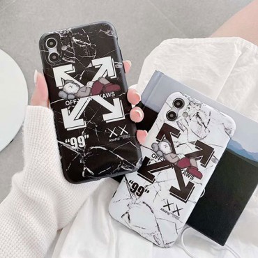 KAWS&WHITE女性向け iphone 11/xr/xs max/se2ケースファッション セレブ愛用 iphone12/11pro maxケース 激安iphone 11/x/8/7スマホケース ブランド LINEで簡単にご注文可シンプ