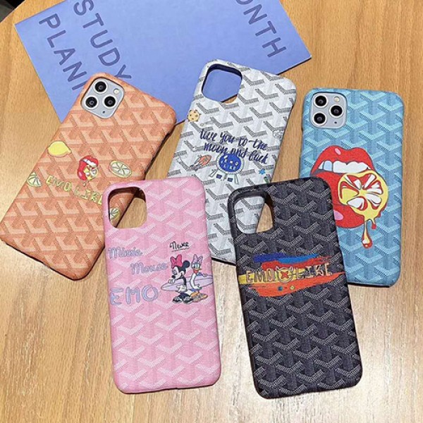 Goyard/ゴヤール男女兼用人気ブランド iphone xs/x/8/7 plus/se2ケースファッション セレブ愛用 iphone12/11pro maxケース 激安個性潮 iphone x/xr/xs/xs maxケース ファッショ