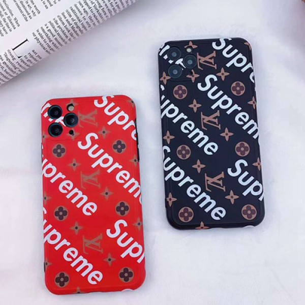 Supreme/シュプリームペアお揃い アイフォン12/11ケース iphone 8/7 plus/se2ケースアイフォンlv/ルイ·ヴィトンiphone x/xr/xs/xs maxケース ファッション経典 メンズiphone 11/11