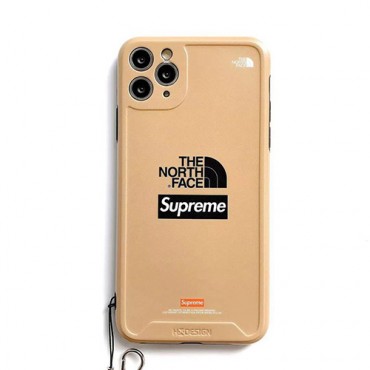 Supreme/シュプリームブランド iphone12/11pro maxケース かわいいビジネス ストラップ付きアイフォンiphone x/8/7 plusケース ファッション経典 メンズレディース アイフォンiphone xs/11/8