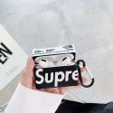 Supreme/シュプリーム Air pods proケース保護 Air pods1/2/3ケース 耐衝撃 Air pods 3/2/1ケースブランド Air pods proケース 防塵 落下防止