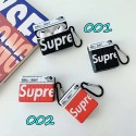 Supreme/シュプリーム Air pods proケース保護 Air pods1/2/3ケース 耐衝撃 Air pods 3/2/1ケースブランド Air pods proケース 防塵 落下防止