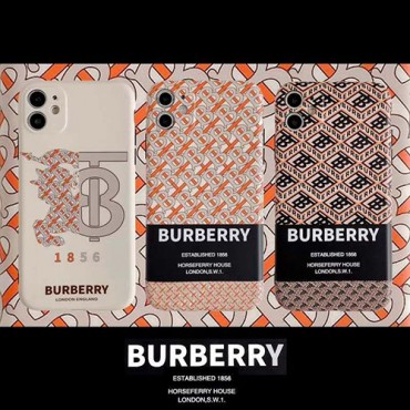 Burberry/バーバリー個性潮 iphone x/xr/xs/xs maxケース ファッションレディース アイフォンiphone xs/11/8 plus/se2ケース おまけつきiphone xr/xs max/11proケースブラン