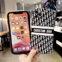 Dior ディオールペアお揃い アイフォン12/11ケース iphone 8/7 plus/se2ケースiphone x/xr/xs/xs maxケース ビジネス ストラップ付きiphone 11/11 pr/11 pro maxスマホケー