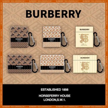 Burberry/バーバリー ブランドエアーポッズ プロ収納ケースAir pods proケース保護 防塵Air pods1/2/3ケース 耐衝撃 落下防止Air pods 3/2/1ケースブランド