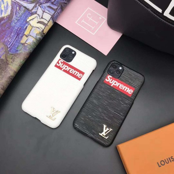 lv/ルイ·ヴィトン女性向け iphone 11/xr/xs maxケース個性潮 iphone x/xr/xs/xs maxケース Supreme/シュプリームファッションレディース アイフォンiphone xs/11/8 plusケース 