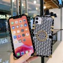 Dior ディオールiphone 12ケース ビジネス ストラップ付きiphone 11/x/8/7/se2スマホケース ブランド LINEで簡単にご注文可メンズ iphone x/xr/xs/xs maxケース 安いモノグラム iphon