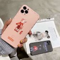 GLOOMY BEAR ペアお揃い アイフォン12/11ケース iphone 11/xs/x/8/7ケース男女兼用人気ブランドiphone 12ケースins風 iphone 11/11 pro/11 pro maxケースケース かわいいメン