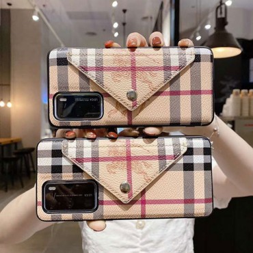 Burberry/バーバリー女性向け iphone 11/xr/xs maxケース男女兼用人気ブランドiphone12/12 pro/12 pro maxケースビジネス ストラップ付きアイフォンiphone x/8/7 plus/se2ケー