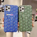 Goyard/ゴヤールブランド iphone12/12pro maxケース かわいいiphone 11/7/8/se2ケース ビジネス ストラップ付きメンズ iphone11/11pro maxケース 安いアイフォン12カバー レディース 