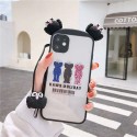 KAWSペアお揃い アイフォン11ケース iphone 12 mini/12 pro/12 max/12 pro maxケース個性潮 iphone x/xr/xs/xs maxケース ファッションiphone 11/x/8/7スマホケース 