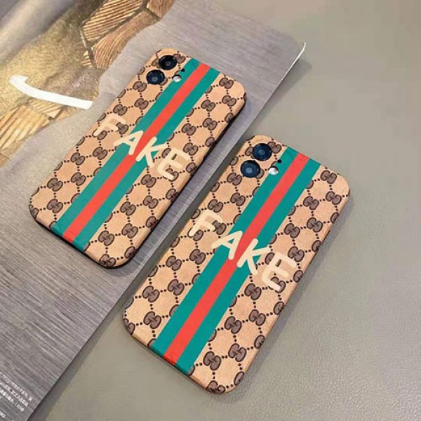 Gucci/グッチ ペアお揃い アイフォン12/12 pro maxケース ファッション セレブ愛用 iphone12mini/11pro maxケース 激安シンプル iphone 11/xs/x/8/7ケース ジャケットレディース アイフォ おまけつき