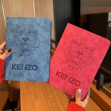 Kenzo アイパッドエア1/2/3ケース 横開きモノグラム ダミエ アイパッド 6/5/4/3/2ケース 手帳型ブラント iPad Air 10.5インチケース  コピーアイパッド プロ2020ケース 激安 オーダーメイド