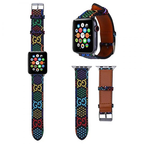 グッチ GUCCI  ブランドアップルウォッチバンドApple Watch 6/5/4/3ベルト 交換用バンド 人気かわいい