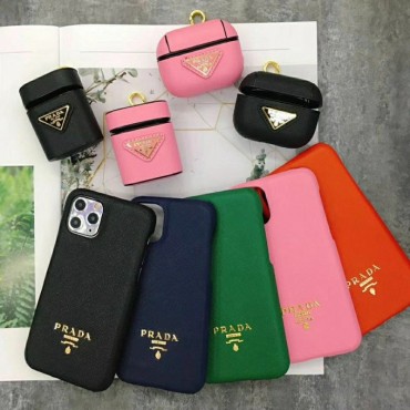 Prada/プラダ ブランド アイフォiphone12/xs/11/8 plusケースケース かわいい個性潮 iphone x/xr/xs/xs maxケース ファッションシンプル airpods proケース ジャケットレディース  おまけつき