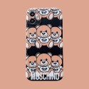 Moschino ファッション セレブ愛用 iphone12/12pro maxケース 激安iphone 11/x/8/7スマホケース ブランド LINEで簡単にご注文可シンプル  ジャケットモノグラム iphone12/11pro maxケース ブランド