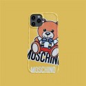 Moschino ブランド iphone12/12pro maxケース かわいいファッション セレブ愛用 激安アイフォンiphone xs/x/8/7 plusケース ファッション経典 メンズモノグラム iphone12mini/11pro maxケース ブランド