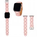 Gucci/グッチ Apple Watch 6/5/4/3ベルト 交換用バンド 女性 人気かわいいビジネスマン用高級Apple Watch 6/5/4/3ブランドバンド本革 ブランド メンズ レディース対応高級apple watch バンド革 牛革 